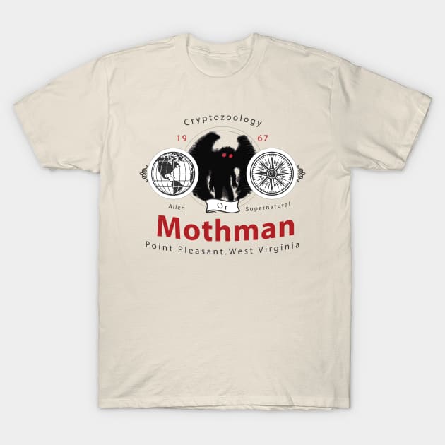 Mothman Point Pleasant T-Shirt by JonHale